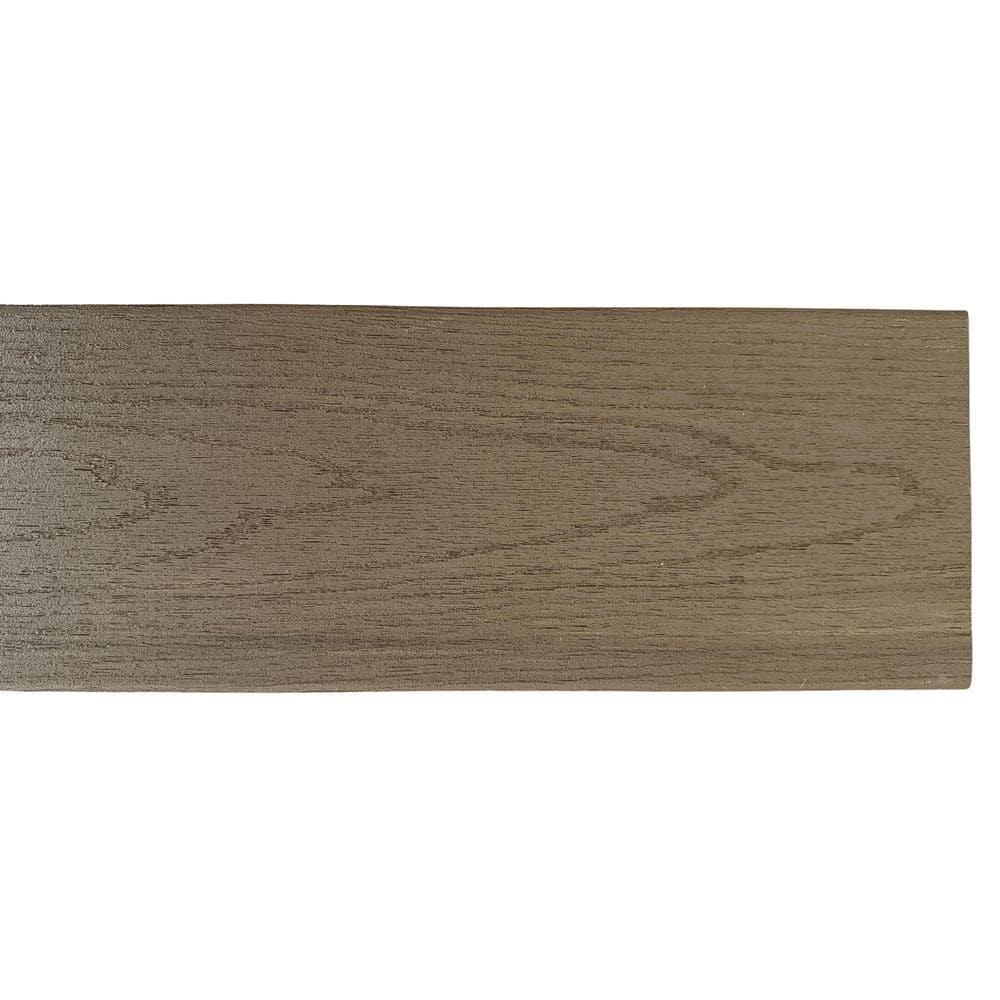 TimberTech Advanced PVC Solstice 1-in x 6-in x 12' Square Dark