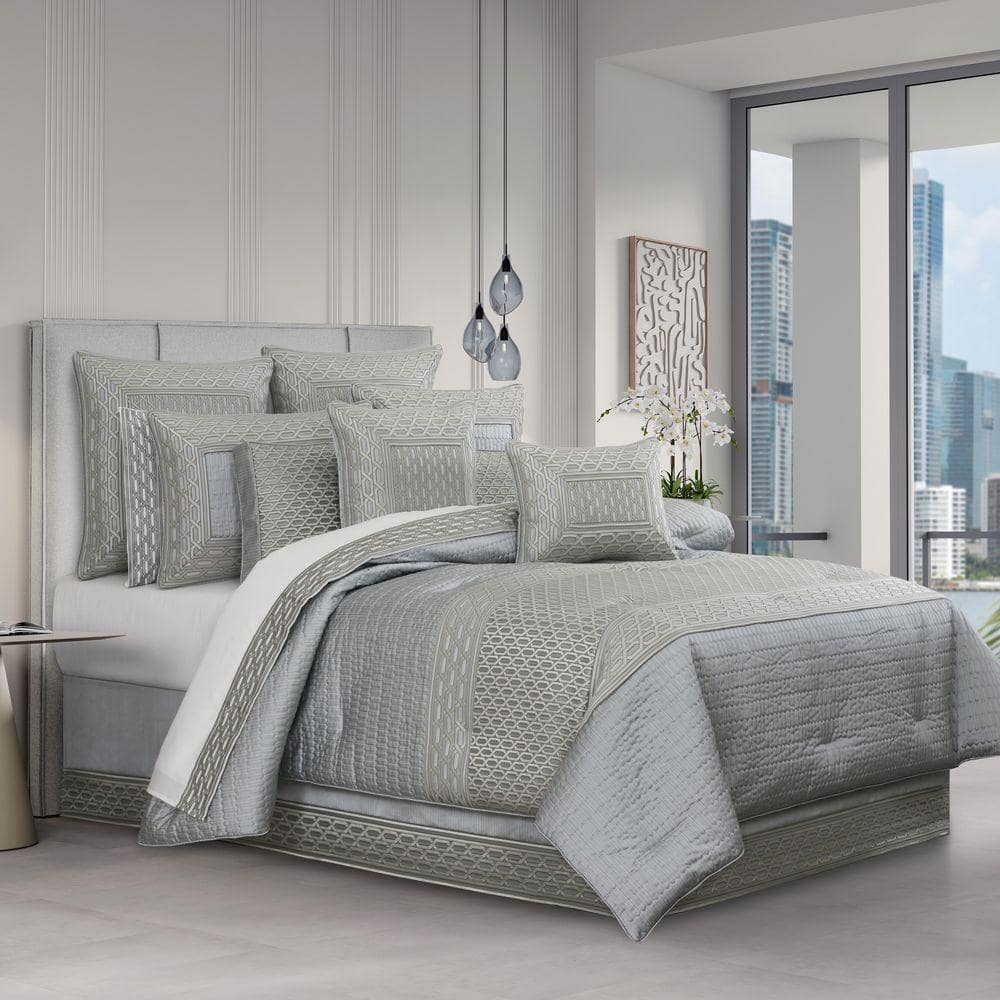 QUEEN STREET NEW YORK Melbourne Cloud Polyester King 4-Piece