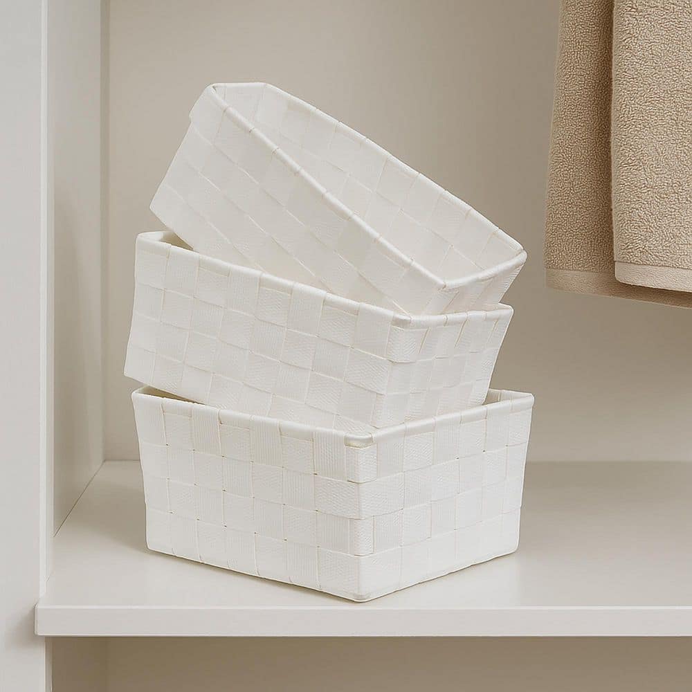 EVIDECO French home goods 4.2 in. H x 5.3 in. W x 7.8 in. D White