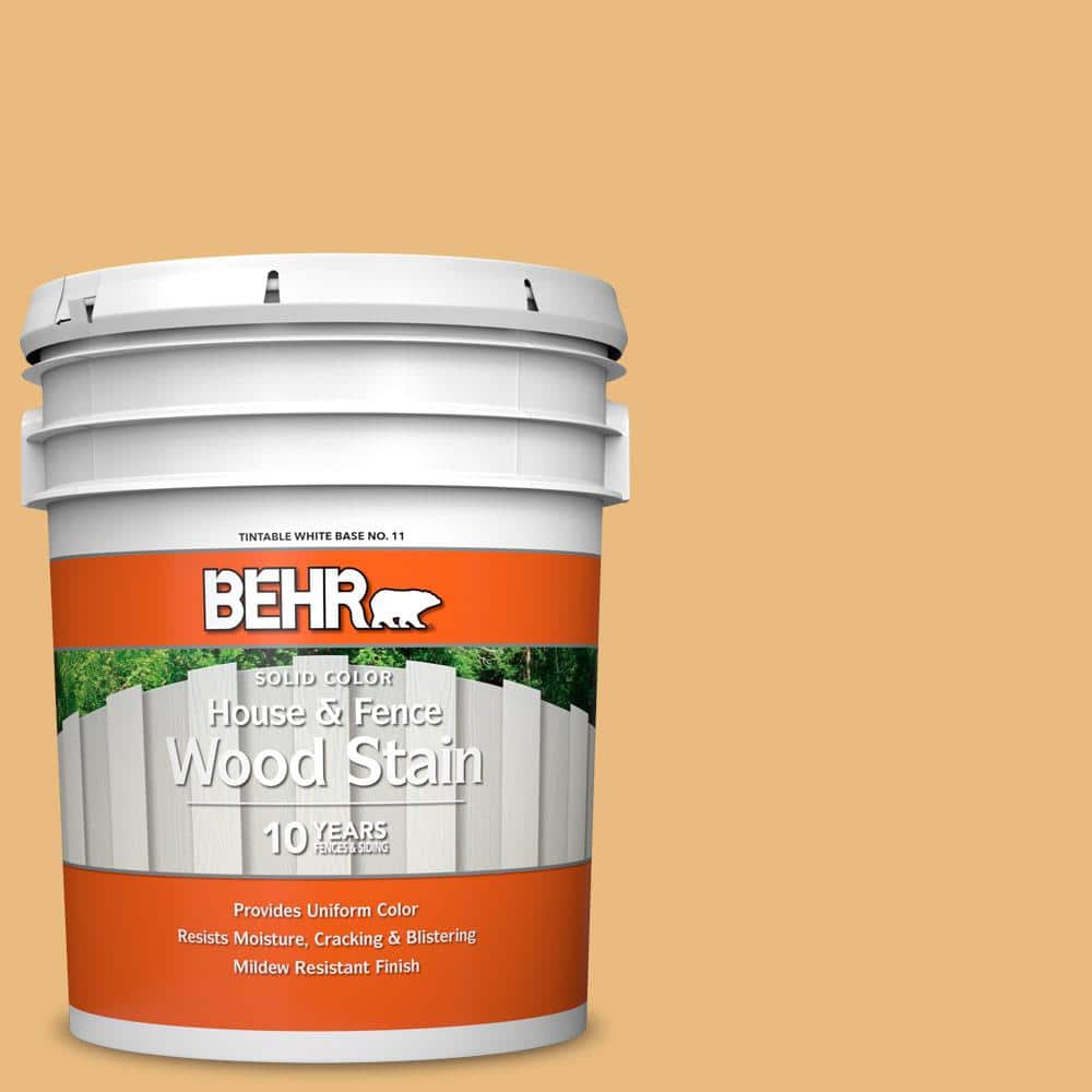 BEHR 1 gal. #310D-4 Gold Buff Solid Color House and Fence Exterior