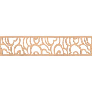Springfield Fretwork 0.25 in. D x 46.75 in. W x 10 in. L Hickory Wood Panel Moulding