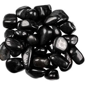 Super Black Polished 0.5 cu. ft. 1 in. to 2 in. Bagged Landscape Pebbles (55 Bags/30 cu. ft.)