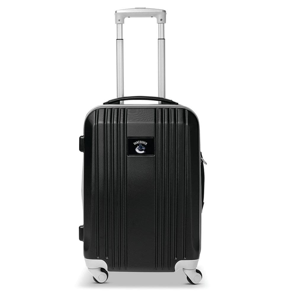 NHL Vancouver Canucks 21 in. Gray Hardcase 2-Tone Luggage Carry-On Spinner Suitcase price history on PriceWatchPro