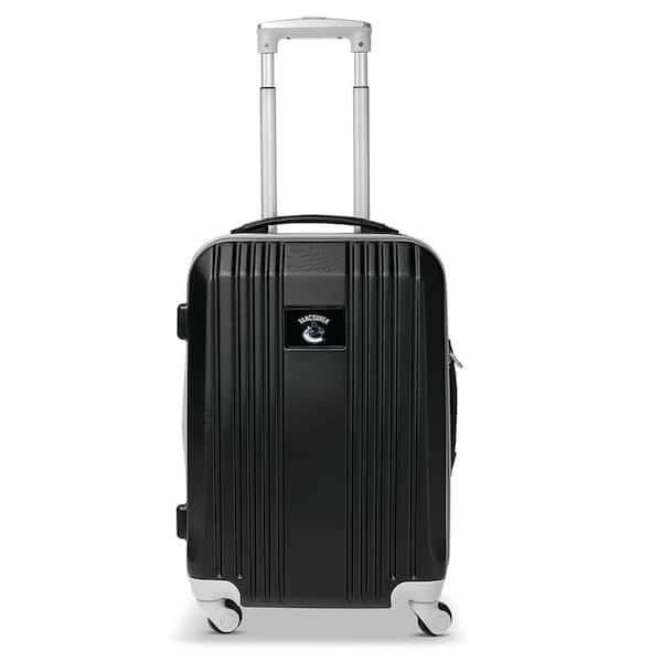 NHL Vancouver Canucks 21 in. Gray Hardcase 2-Tone Luggage Carry-On Spinner Suitcase