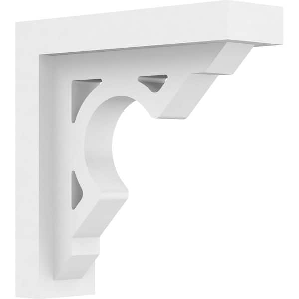 Ekena Millwork 2 in. W x 7 in. H x 7 in. D Standard Sheridan Architectural Grade PVC Bracket