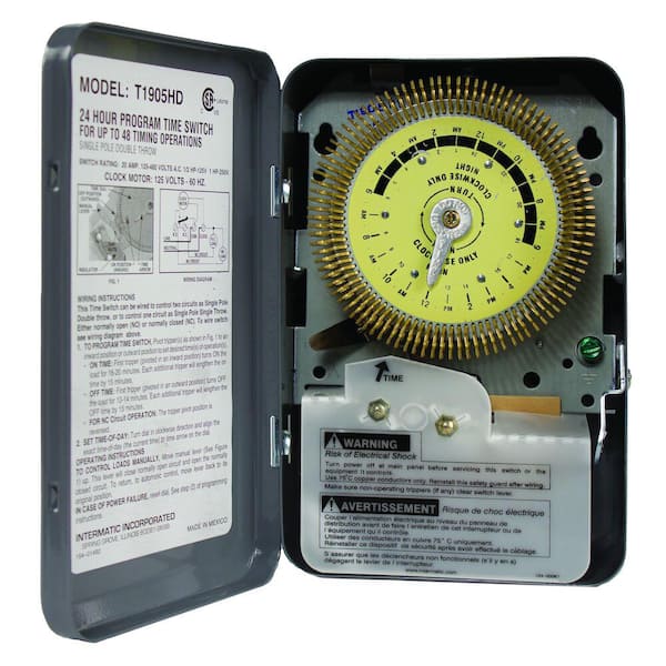 Intermatic T1900 Series 20 Amp 24-Hour Heavy Duty Mechanical Time