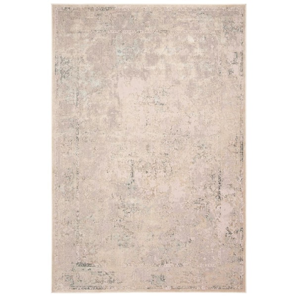 Noble 5 ft. x 8 ft. Beige/Cream Abstract Area Rug