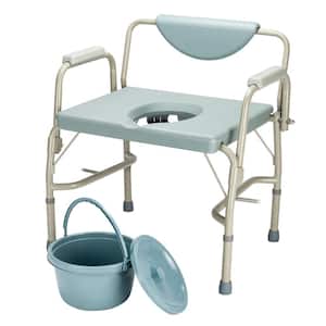 Medical Bariatric Drop-Arm Heavy-duty Commode Chair Toilet Seat