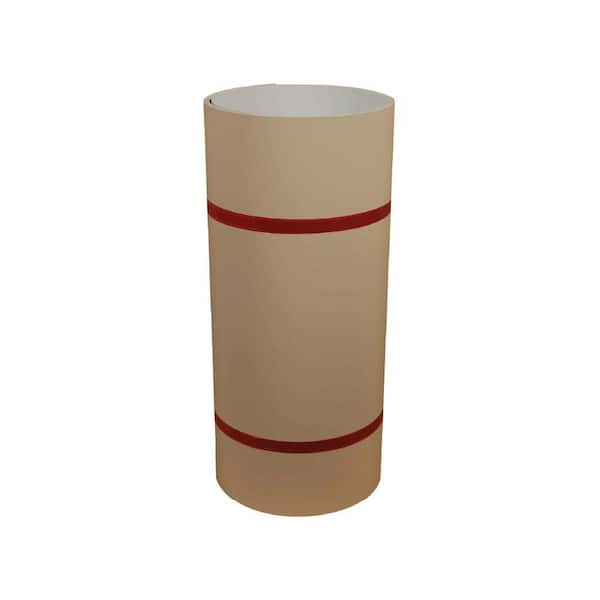 24 in. x 50 ft. Light Maple over White Aluminum Trim Coil
