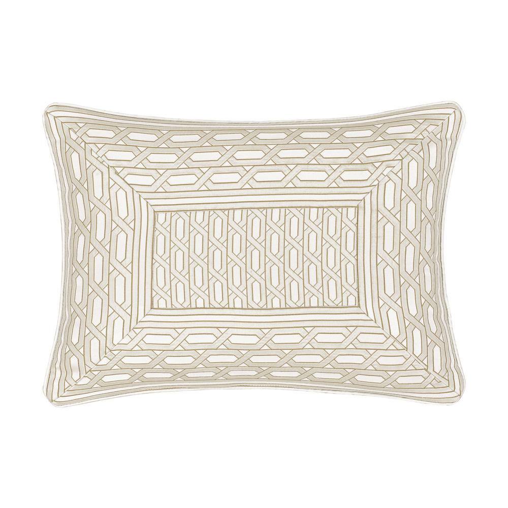Melbourne Polyester Ivory Boudoir Decorative Throw Pillow 15 in. X 20 in. price history on PriceWatchPro