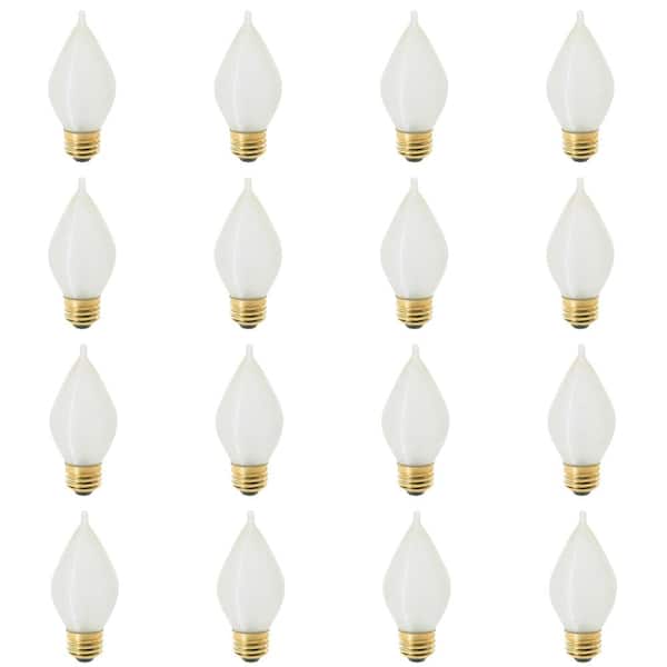 Illumine 25-Watt Incandescent C15 Light Bulb (12-Pack)