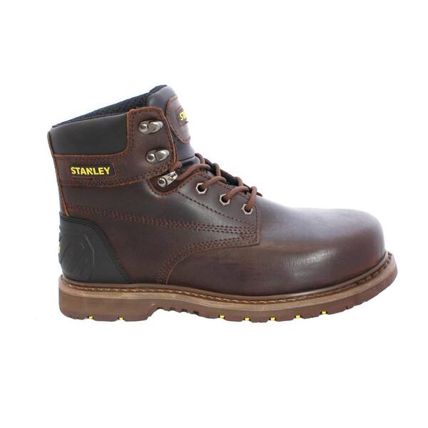 Stanley Men's Pro Lite Waterproof 6'' Work Boots - Steel Toe - Brown Size 8.5(M)
