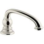 Artifacts 9 in. Bathroom Sink Spout with Arc Design in Vibrant Polished Nickel