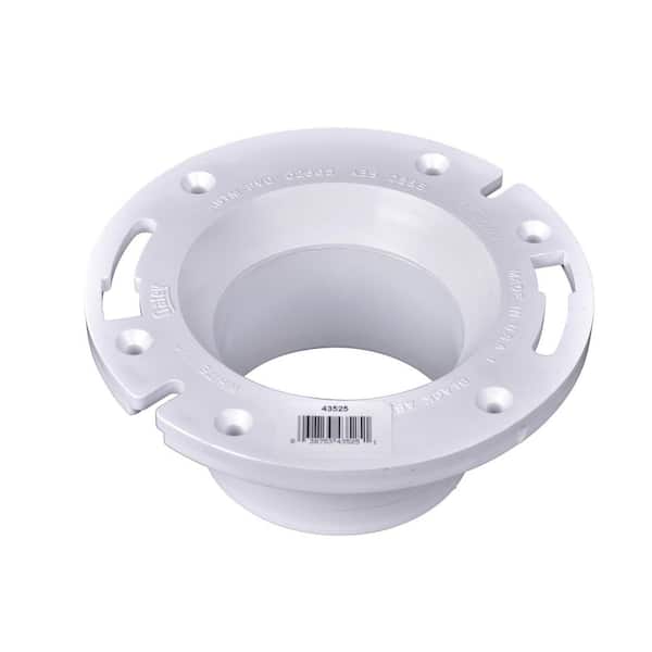 4 in. PVC Open Toilet Flange