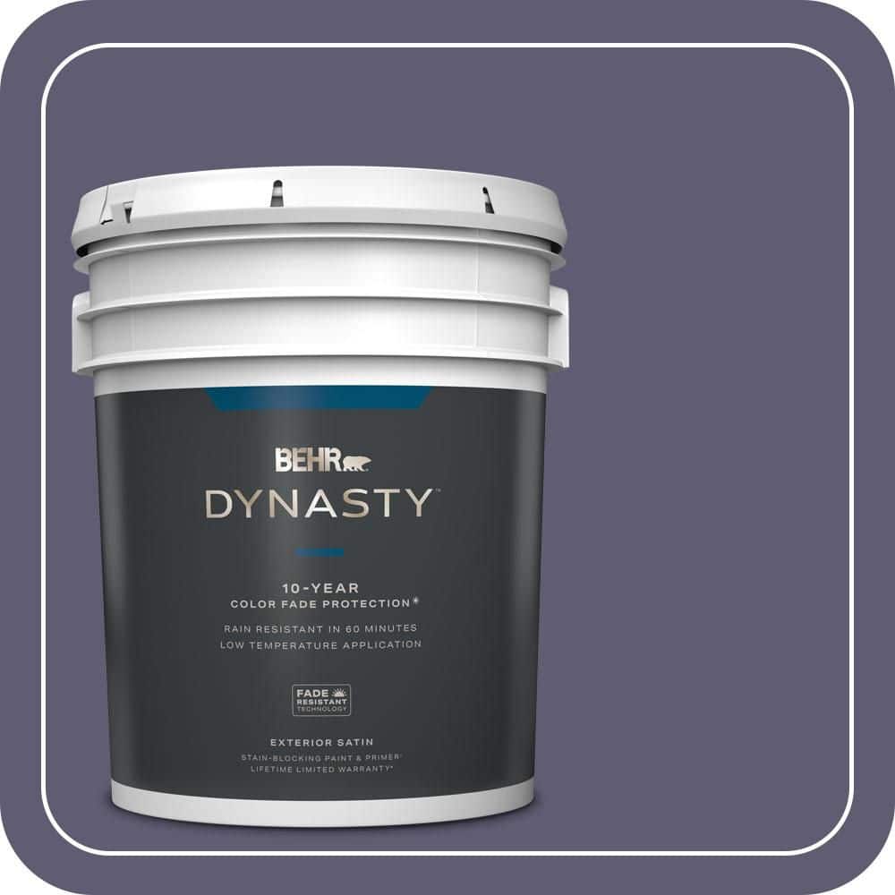 5 gal. #PMD-90 Luscious Purple Satin Enamel Exterior Stain-Blocking Paint & Primer price history on PriceWatchPro