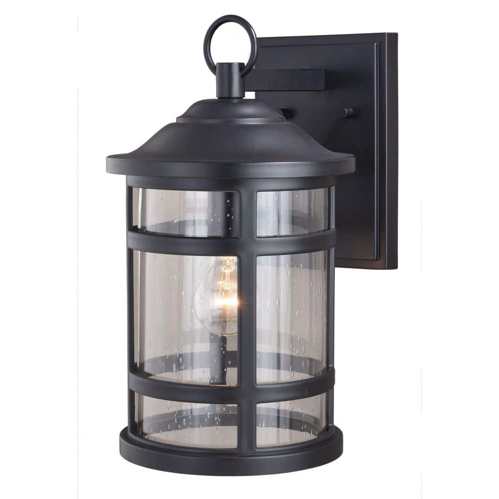 VAXCEL Southport Rust Proof 1 Light Black Coastal Outdoor Wall Lantern Clear Glass VAXCEL Southport Rust Proof 1 Light Black Coastal Outdoor Wall Lantern Clear Glass - 1