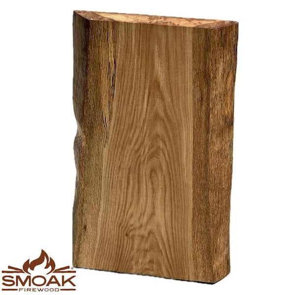 Smoak Firewood 2 in. Thick x 1 3 to 1 7 in. Wide x 6 ft. Long Unfinished White Oak Wood Slabs with Live Edge