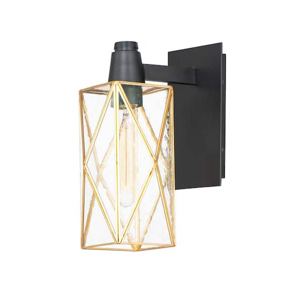 Maxim Lighting Norfolk 1-Light Brass Outdoor Hardwired Wall Sconce