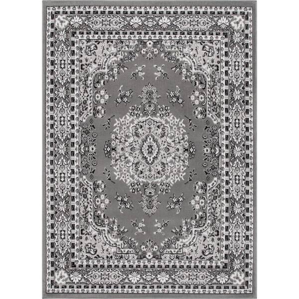 Home Dynamix Premium Gray 3 ft. 7 in. x 5 ft. 2 in. Indoor Area Rug37069451 The Home Depot