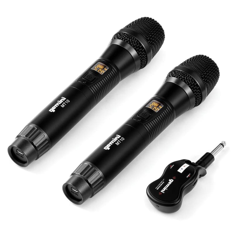 UHF Dual Wireless Microphone System