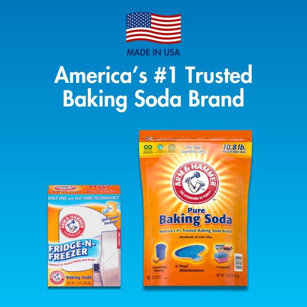 Arm & Hammer Baking Soda Fridge-n-freezer Odor Absorber - 14oz : Target