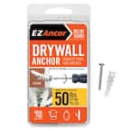 Twist-N-Lock 50 lbs. Drywall Anchors with Screws (25-Pack)