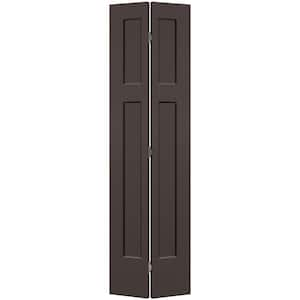 24 in. x 80 in. 3-Panel Winslow Hollow Core Willow Wood Molded Composite Bi-Fold Door