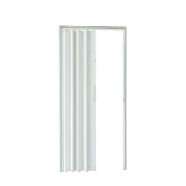 Everbilt Accordion Door Saturn White 36 in. x 80 in. SAT-36X80W