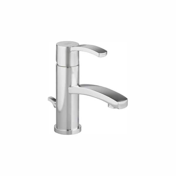 American Standard Berwick Monoblock Single Hole Single Handle Low-Arc Bathroom Faucet with Speed Connect Drain in Brushed Nickel