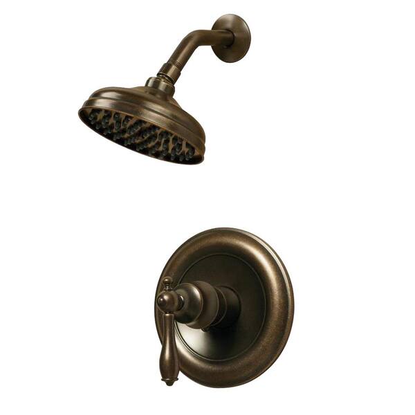Glacier Bay Estates WaterSense Single-Handle 1-Spray Shower Faucet Only in Heritage Bronze (Valve Included)