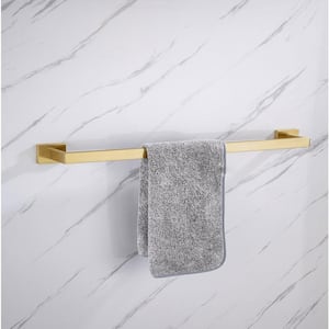 4-Pieces Square Bathroom Hardware Set, Modern Stainless Steel Towel Bar Set