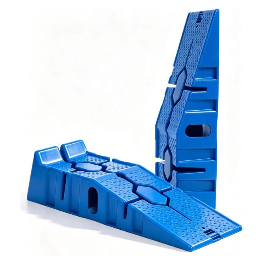 11000 LBS Low Profile Plastic Car Ramps, 6.7in Lift 2 Pack Blue price history on PriceWatchPro