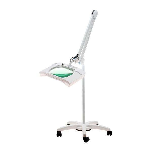 Aven Mighty Vue LED Magnifying Lamp with Rolling Stand