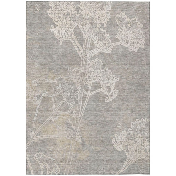 Silverabstrackt Rug Addison Rugs Chantille Machine Washable Indoor/Outdoor Abstract ACN2239 ...