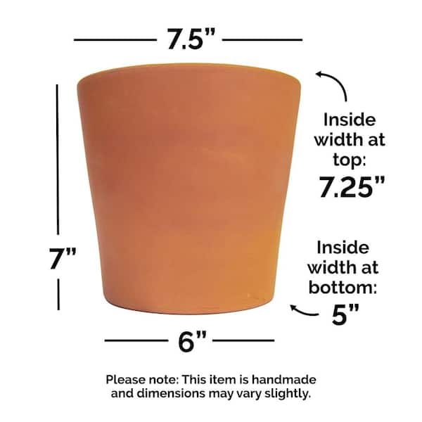 Pennington 14 in. Medium Terra Cotta Clay Pot 100043020 - The Home Depot
