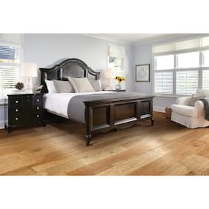 Canyon Honey Hickory 3/8 in.T X 6.3 in. W Tongue and Groove Scraped Engineered Hardwood Flooring (30.48 sq.ft./case)