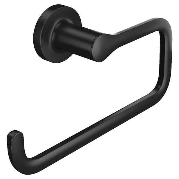 American Standard Studio S Towel Ring in Matte Black 7105190.243 - The ...