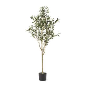 Tigue 5 ft. Green Artificial Olive Tree