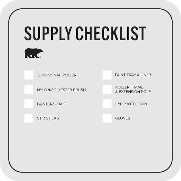 BEHR PREMIUM - 5 gal. #PPU26-13 Silent White Self-Priming 1-Part Epoxy Satin Interior/Exterior Concrete and Garage Floor Paint