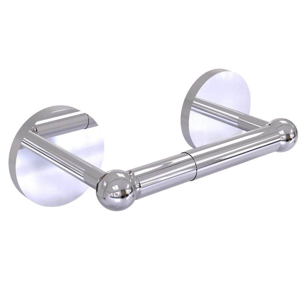 Allied Brass Prestige Skyline Collection Double Post Toilet Paper Holder in Polished Chrome