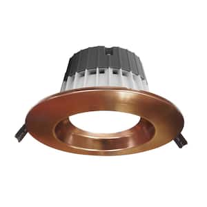 CLR6-Select 6 in. Aged Copper Commercial LED Recessed Downlight Kit, 3000K-5000K