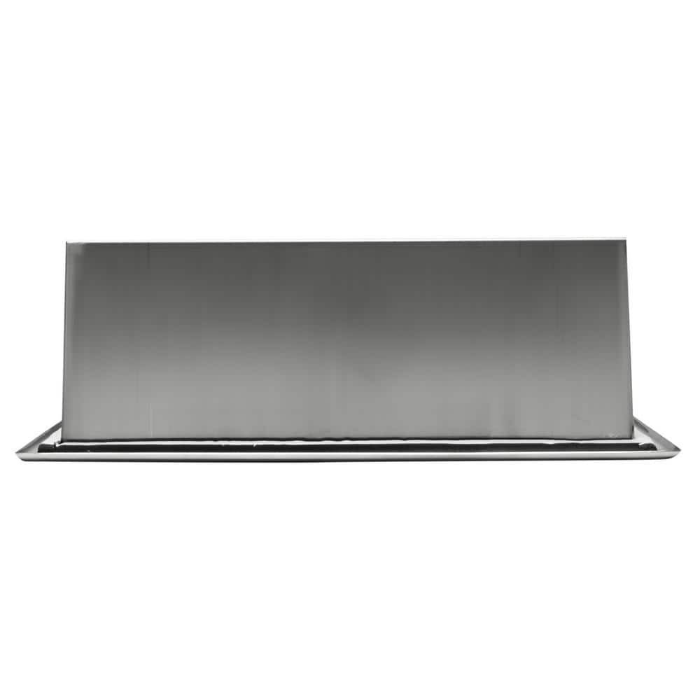Polished Stainless Steel Horizontal Shower Niche Shelf