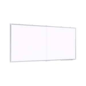 Luxor Lean Board 72 in. x 40 in. Wall-Mounted Whiteboard Magnetic