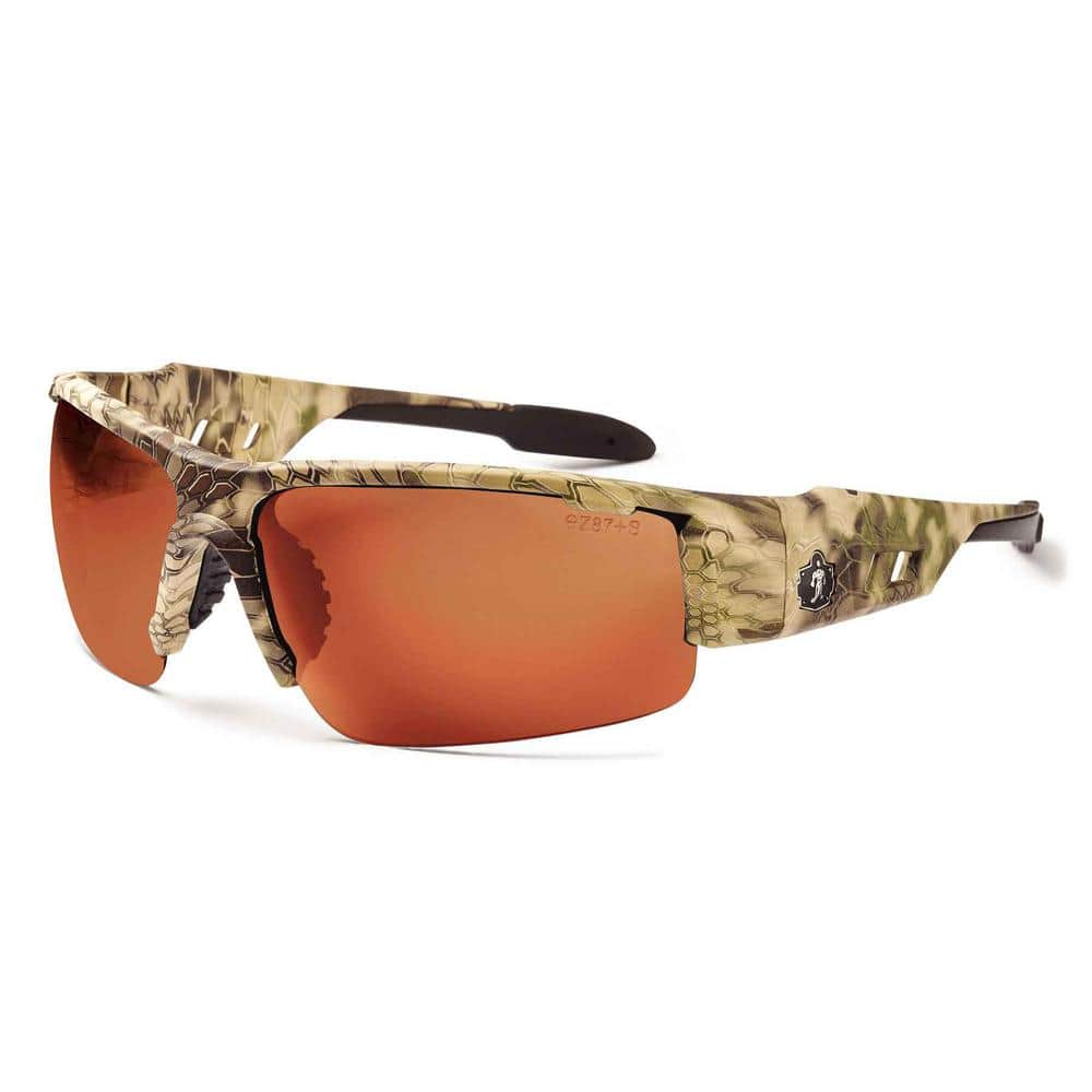 Skullerz Dagr Kryptek Highlander Polarized Safety Glasses, Tinted Lens - AN