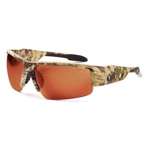Ergodyne Skullerz Dagr Kryptek Highlander Polarized Safety Glasses, Tinted Lens - ANSI Certified