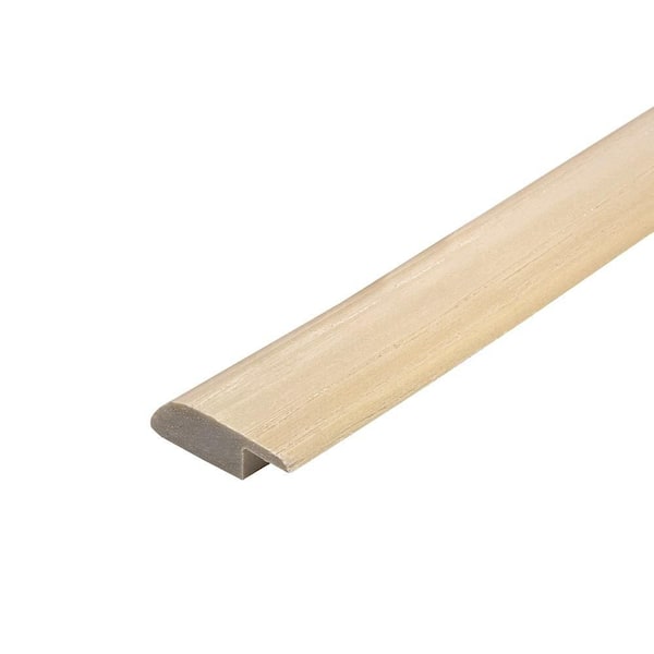 Oak Wood Grain 0.5 in. T x 1.62 in. W x 94 in. L Vinyl Flexible Reducer