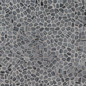 Henley Pebble 12 in. x 12 in. x 10mm Tumbled Marble Mosaic Floor and Wall Tile (1 sq. ft. / Each)