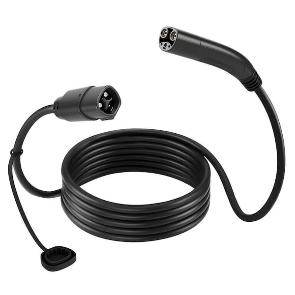 EV Charger Extension Cable for Tesla, 48Amp 21 ft. Max 240V 11.52 kW with NACS Plug, EV Extension Cord, Carrying Bag