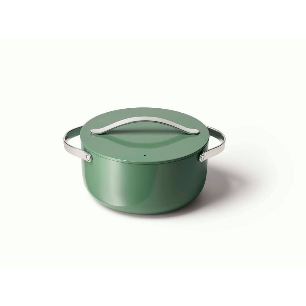 Sage Green 6.5qt Aluminum Ceramic-Coated Dutch Oven