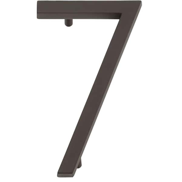Atlas Homewares Modern Avalon Collection 4.5 in. Oil-Rubbed Bronze Number 7